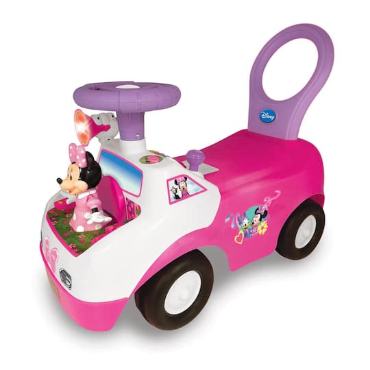 Disney Minnie Mouse Dancing Activity Interactive Ride On Car With Sounds Ride-On Car, One Size, Multiple Colors